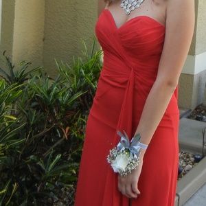 Red Prom dress Size 4